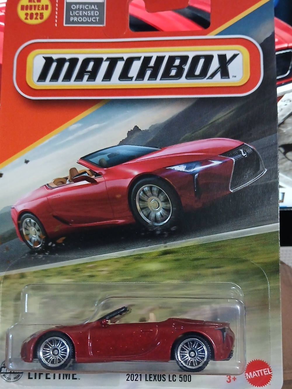 Matchbox 2021 Lexus LC 500 Die-Cast Convertible - Red